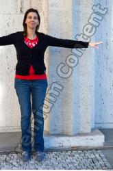 Whole Body Woman T poses White Casual Average